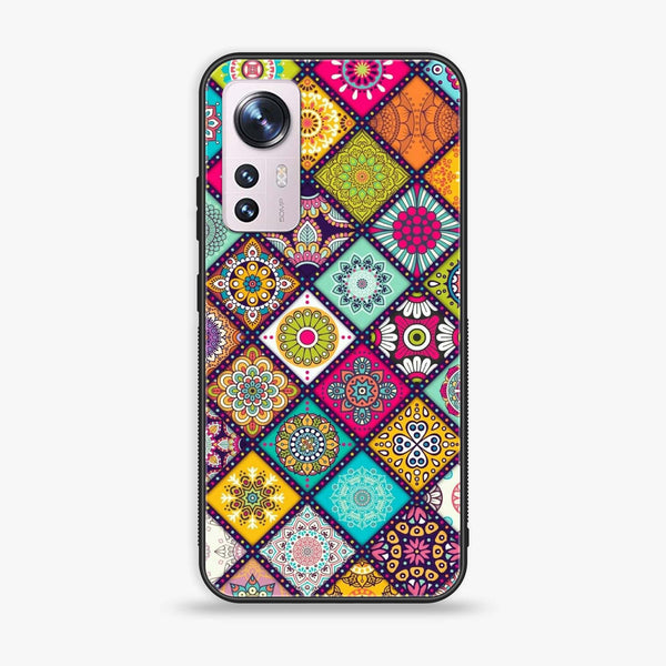 Xiaomi 12X - Mandala Art Design -  Premium Printed Metal soft Bumper shock Proof Case