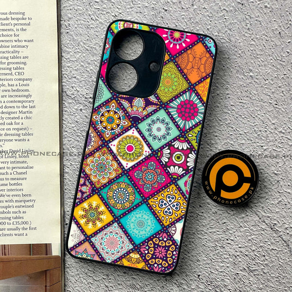 Realme Note 60 - Mandala Art Design - Premium Printed Metal Soft Case