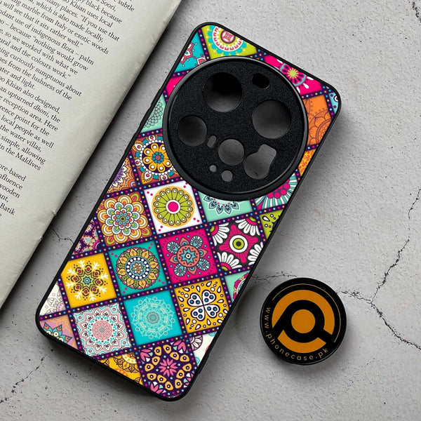 Xiaomi 15 Ultra - Mandala Art Design - Premium Metal Printed Soft Bumper Shockproof Case