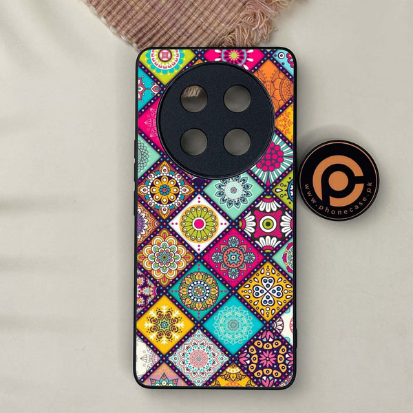 Honor X9c 5G - Mandala Art Design - Premium Metal Printed soft Bumper shock Proof Case