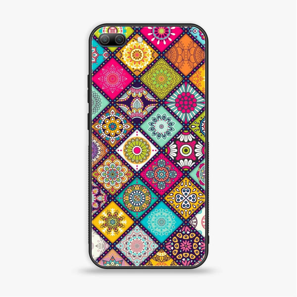 Huawei Honor 9 Lite - Mandala Art Design - Premium Printed Glass soft Bumper Shock Proof Case