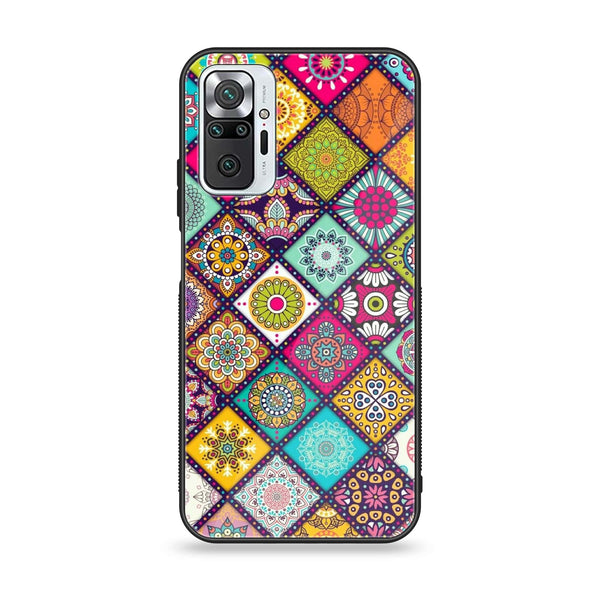 Xiaomi Redmi Note 10 Pro/Note 10 Pro Max - Mandala Art Design - Premium Printed Glass soft Bumper Shock Proof Case CS-10110  CS-24180 CS-28712