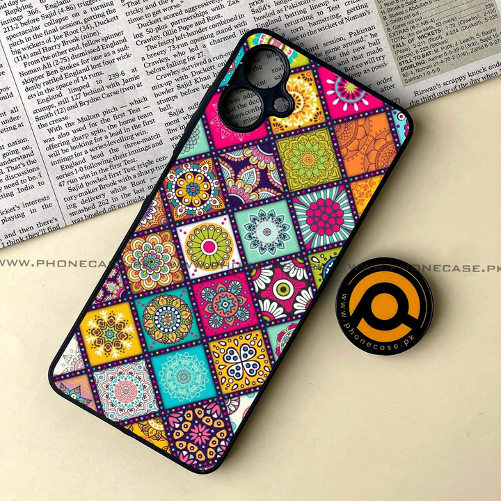 Samsung Galaxy A06 - Mandala Art Design - Premium Metal Printed soft Bumper shock Proof Case