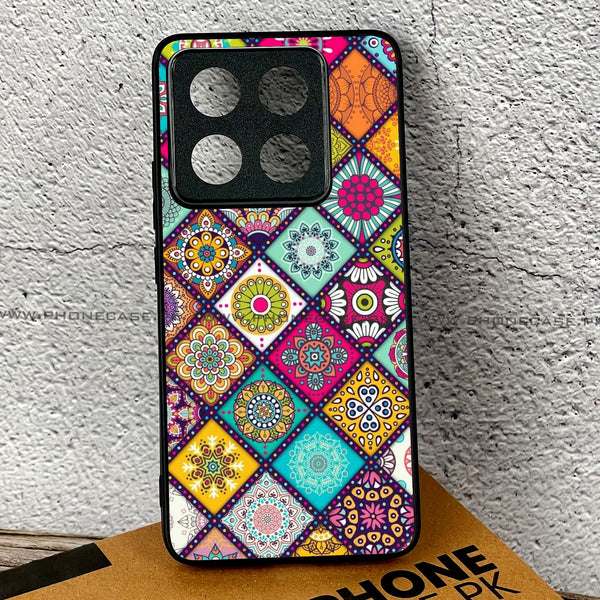 Xiaomi 14T - Mandala Art Design - Premium Printed Glass soft Bumper shock Proof Case