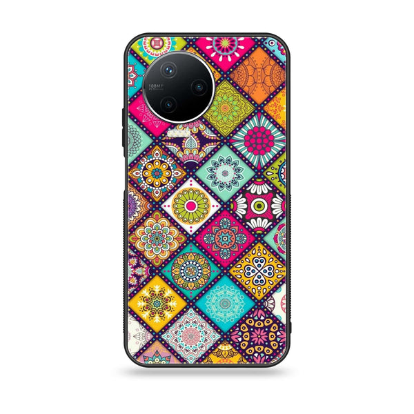 Infinix Note 12 Pro - Mandala Art Design - Premium Printed Glass soft Bumper Shock Proof Case