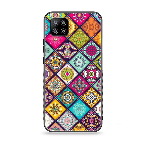 Samsung Galaxy A42 - Mandala Art Design - Premium Printed Glass soft Bumper Shock Proof Case