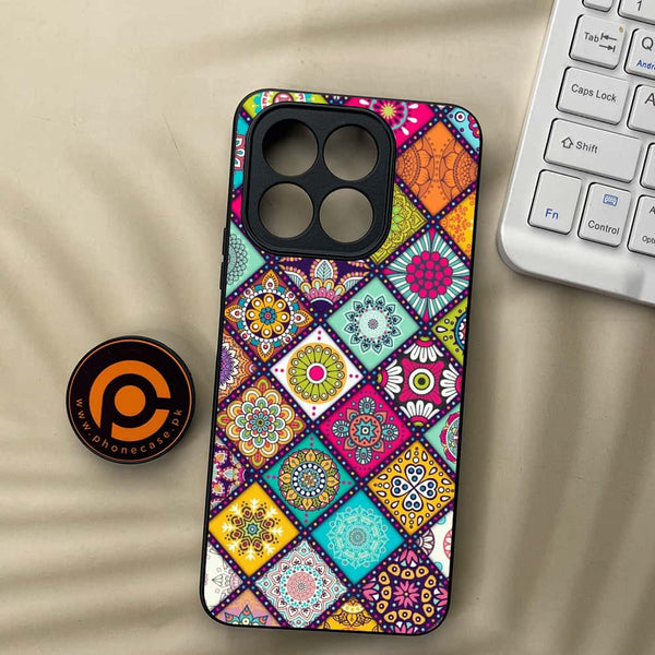 Honor X5b Plus - Mandala Art Design - Premium Metal Printed soft Bumper shock Proof Case