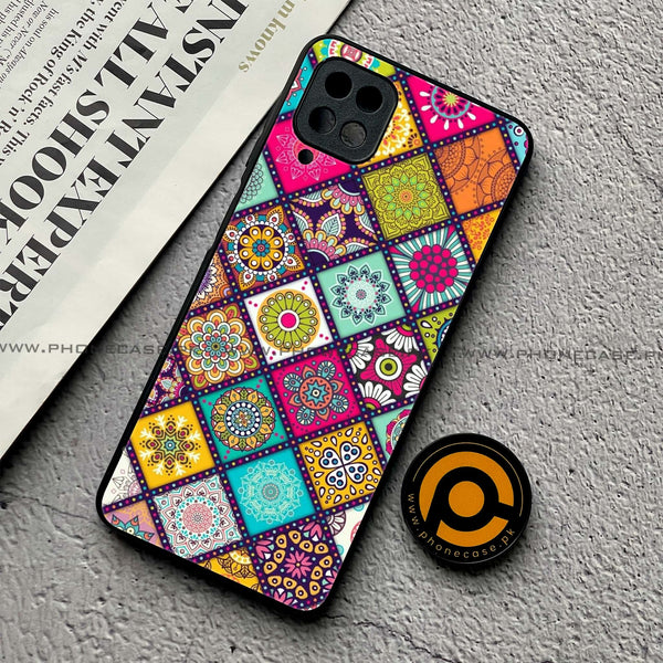 Galaxy A12 4G / A12 nacho- Mandala Art Design - Premium Printed Glass Case CS-30304