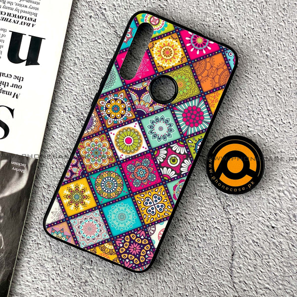 Huawei Y9 Prime (2019) - Mandala Art Design - Premium Printed Glass soft Bumper Shock Proof Case