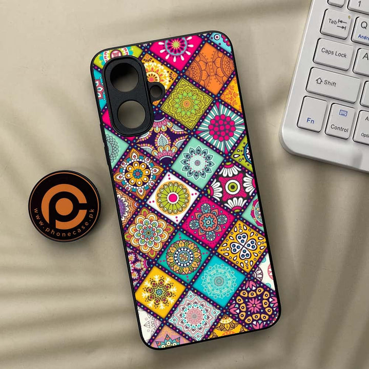 Infinix Smart 10 - Mandala Art Design - Premium Metal Printed soft Bumper Shock Proof Case