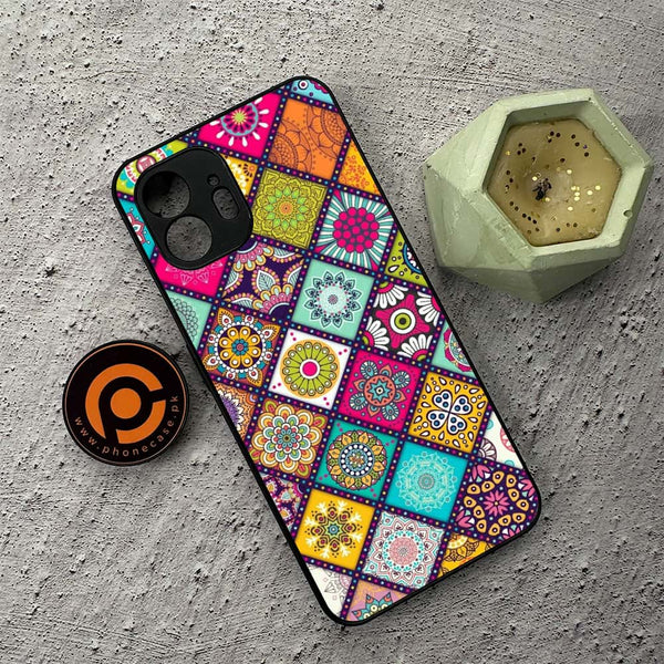 Nothing Phone 2 - Mandala Art Design - Premium Metal Printed soft Bumper shock Proof Case