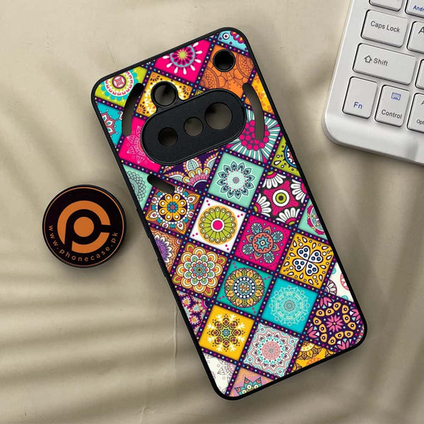 Nothing Phone 3a - Mandala Art Design - Premium Metal Printed soft Bumper shock Proof Case