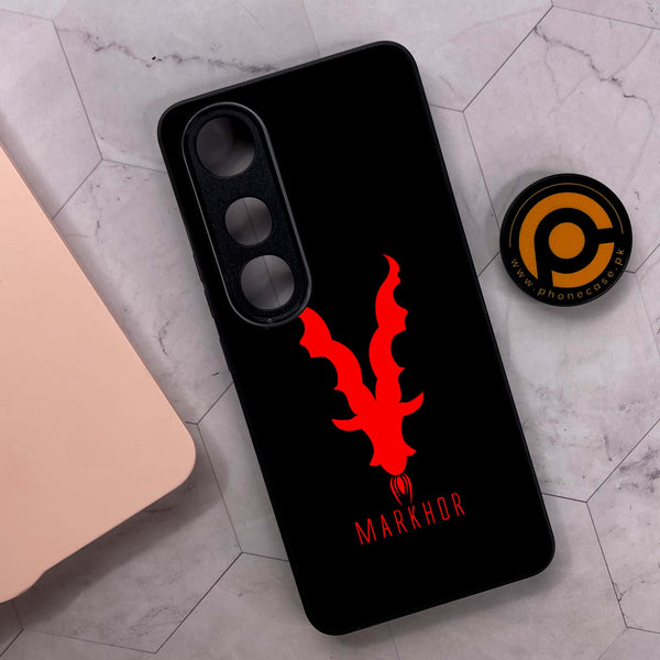 Vivo V50 Lite - Markhor Design 10 - Premium Metal Printed soft Bumper shock Proof Case CS-37193