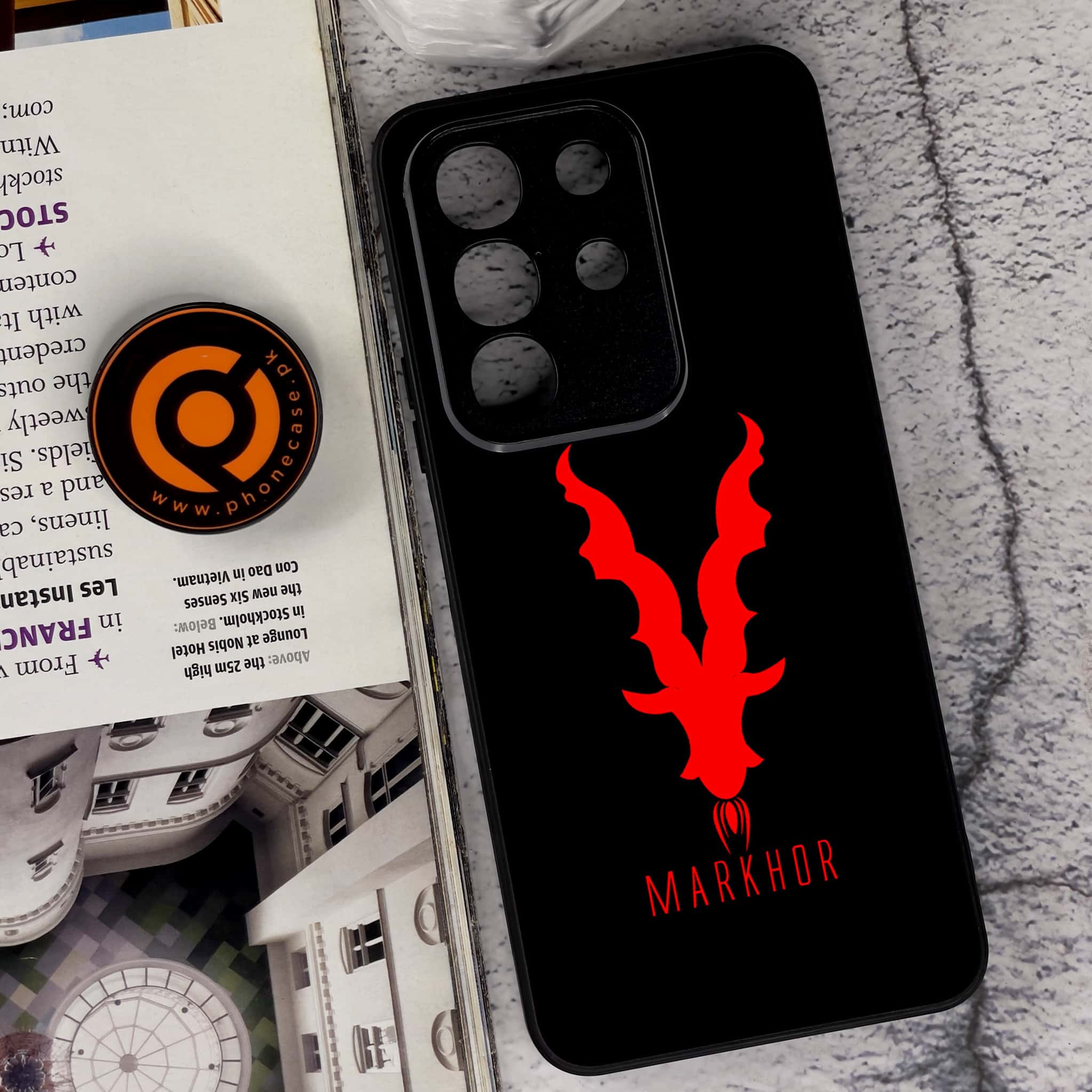 Vivo Y29 4G - Markhor Series - Premium Metal Printed soft Bumper Shock Proof Case