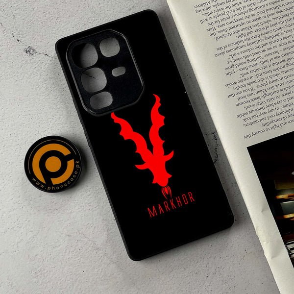 Infinix Note 50/ Note 50 Pro  - Markhor Design 10  - Premium Metal Printed Soft Bumper Shockproof Case CS-37264