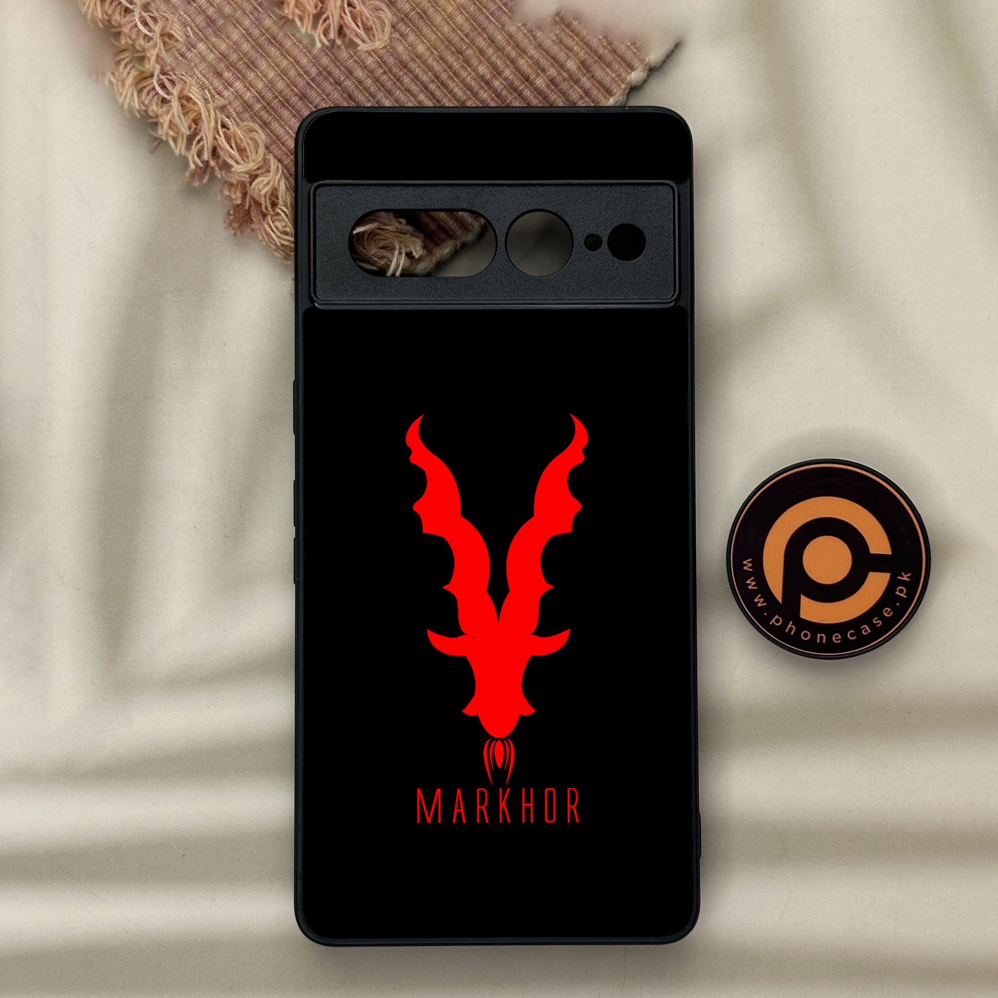 Google Pixel 7 Pro - Markhor Series - Premium Metal Printed soft Bumper Shock Proof Case