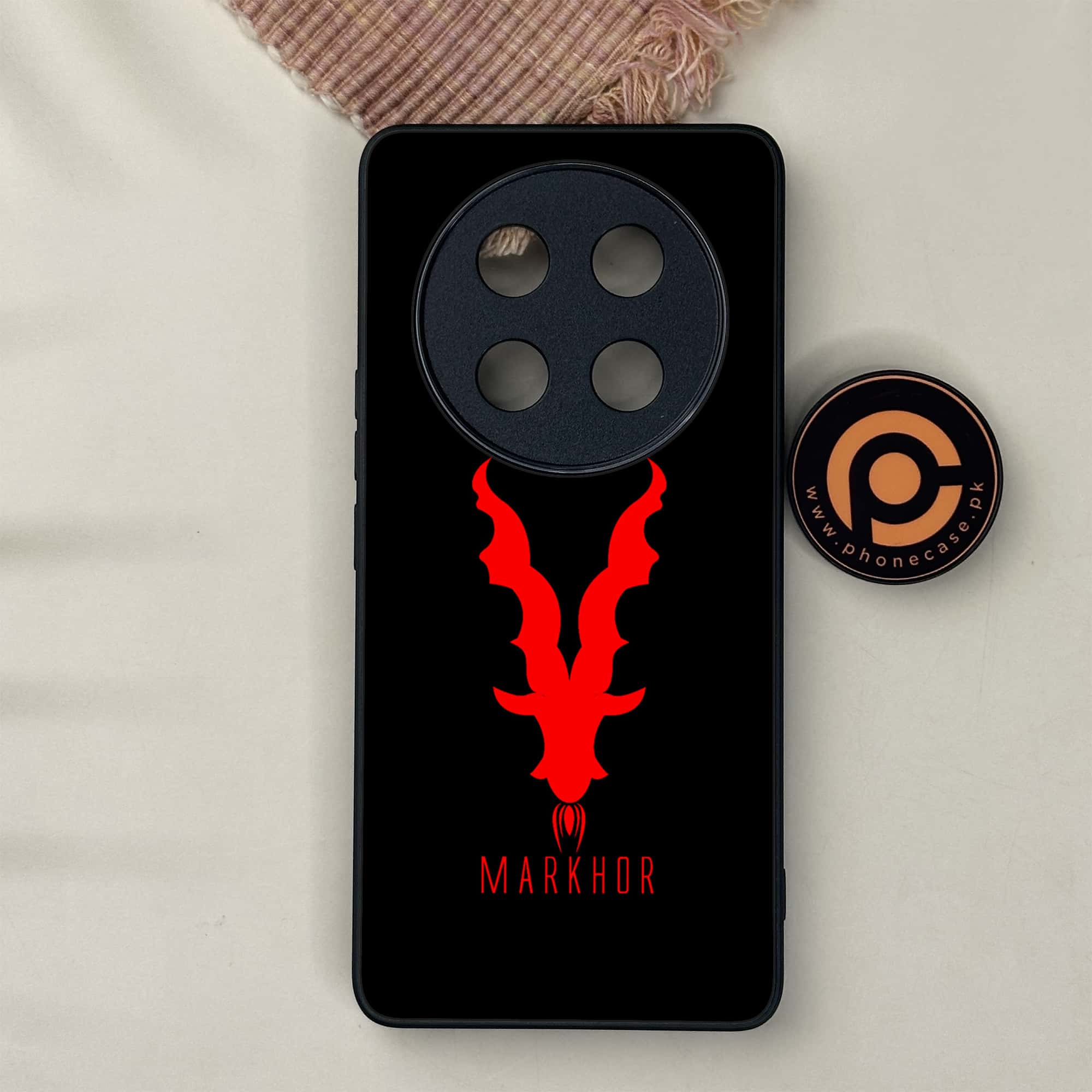 Honor X9c 5G - Markhor Series - Premium Metal Printed soft Bumper shock Proof Case