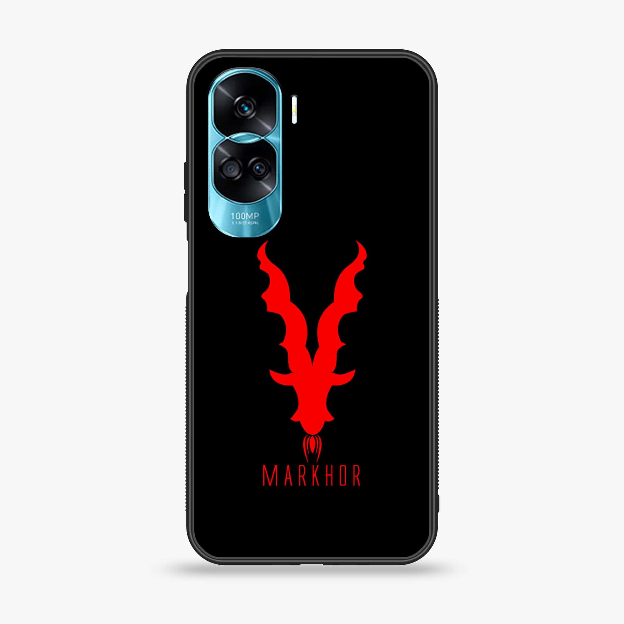 Honor 90 Lite - Markhor Series - Premium Printed Glass soft Bumper shock Proof Case