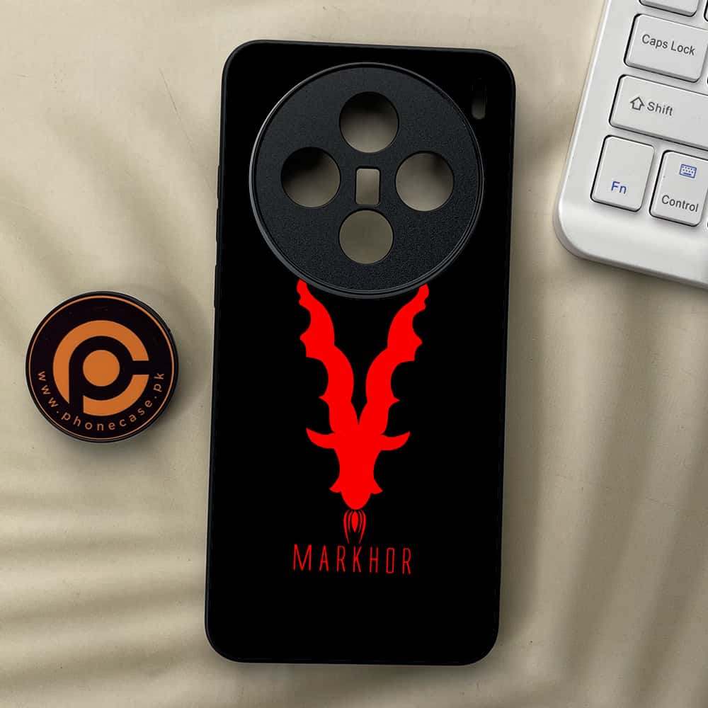 Vivo X200 - Markhor Series - Premium Metal  Printed soft Bumper shock Proof Case