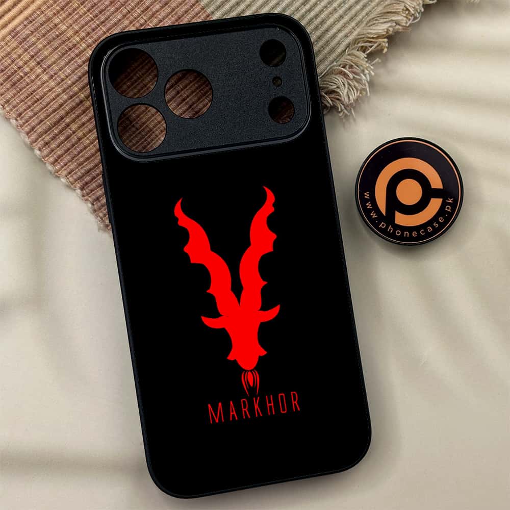 iPhone 17 Pro Max - Markhor Series - Premium Metal Printed soft Bumper shock Proof Case