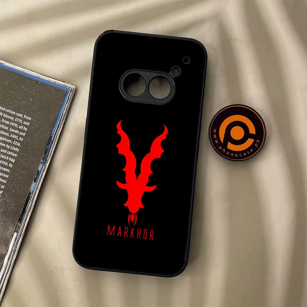Nothing Phone (2a) - Markhor Series - Premium Metal Printed soft Bumper Shock Proof Case