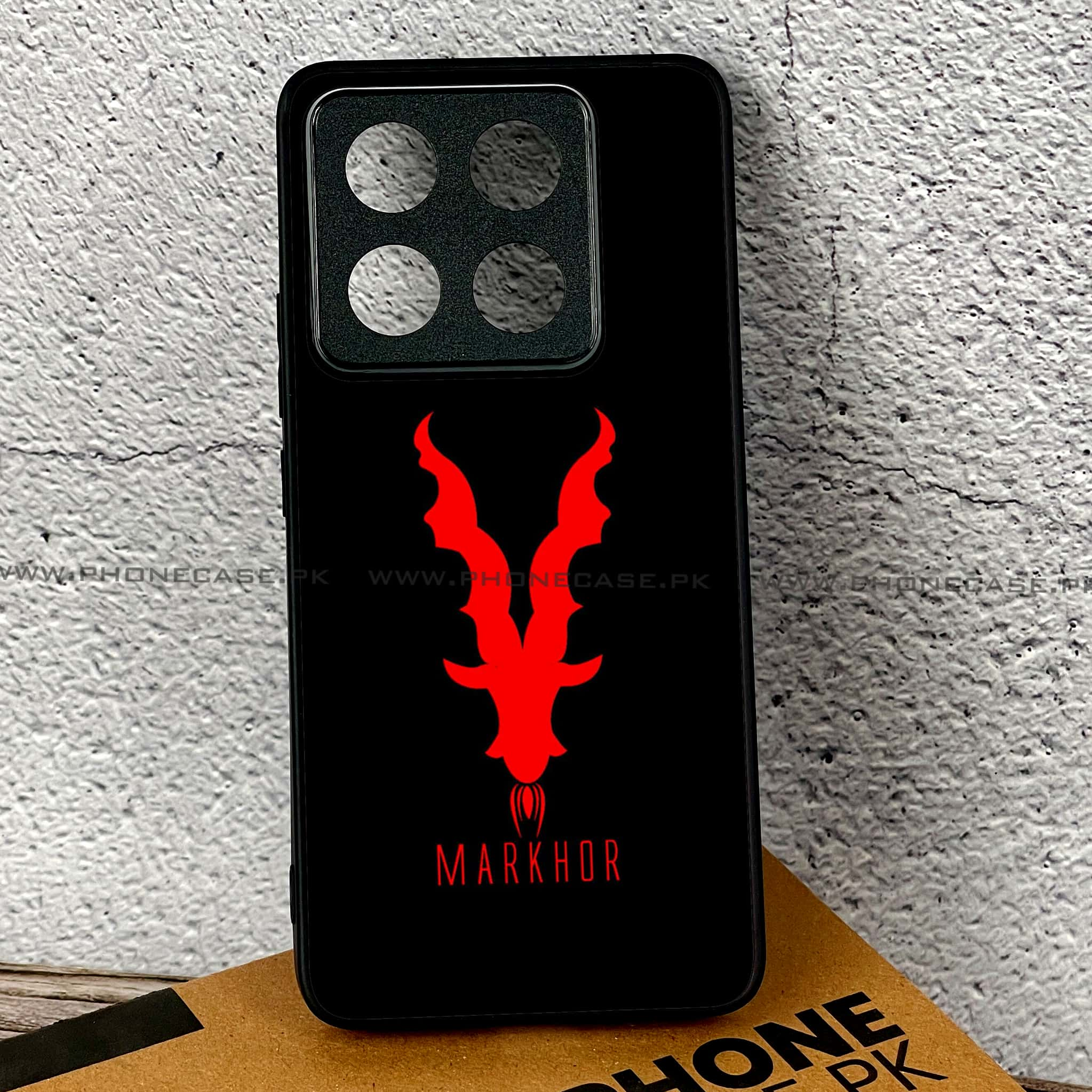 Xiaomi 14T Pro - Markhor Series - Premium Printed Glass soft Bumper shock Proof Case