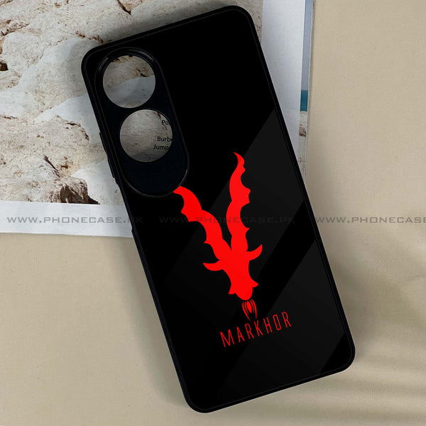 Oppo A60 - Markhor Design 10  - Premium Printed Metal soft Bumper shock Proof Case  CS-26343