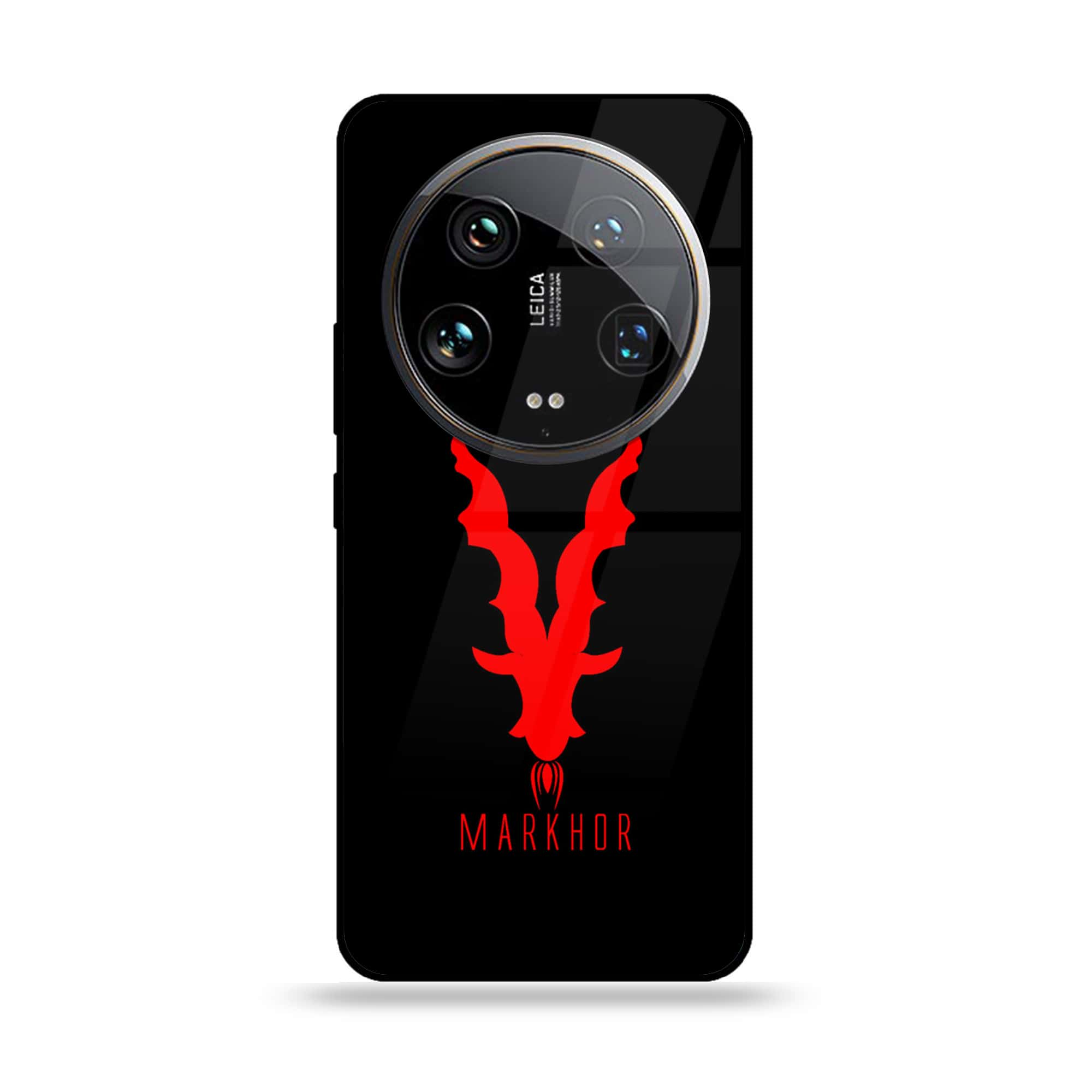 Xiaomi 14 Ultra - Markhor Series - Premium Printed Glass soft Bumper shock Proof Case