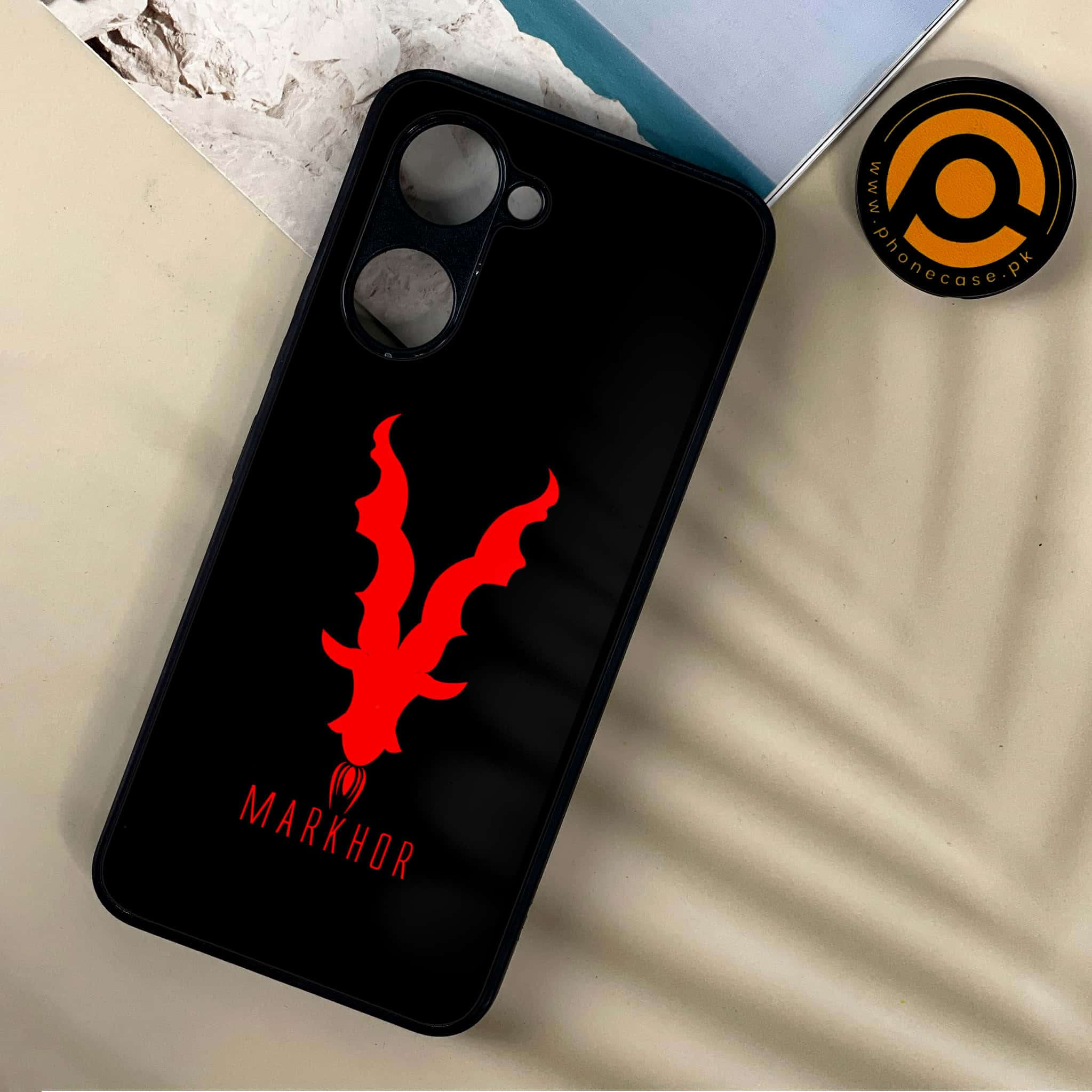 Vivo Y03 - Markhor Series - Premium Printed Metal soft Bumper shock Proof Case