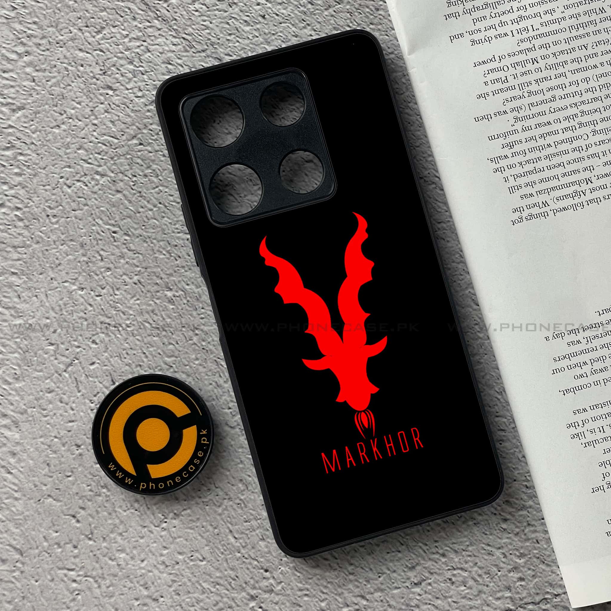 Infinix Note 30 Pro - Markhor Series - Premium Metal Printed soft Bumper shock Proof Case