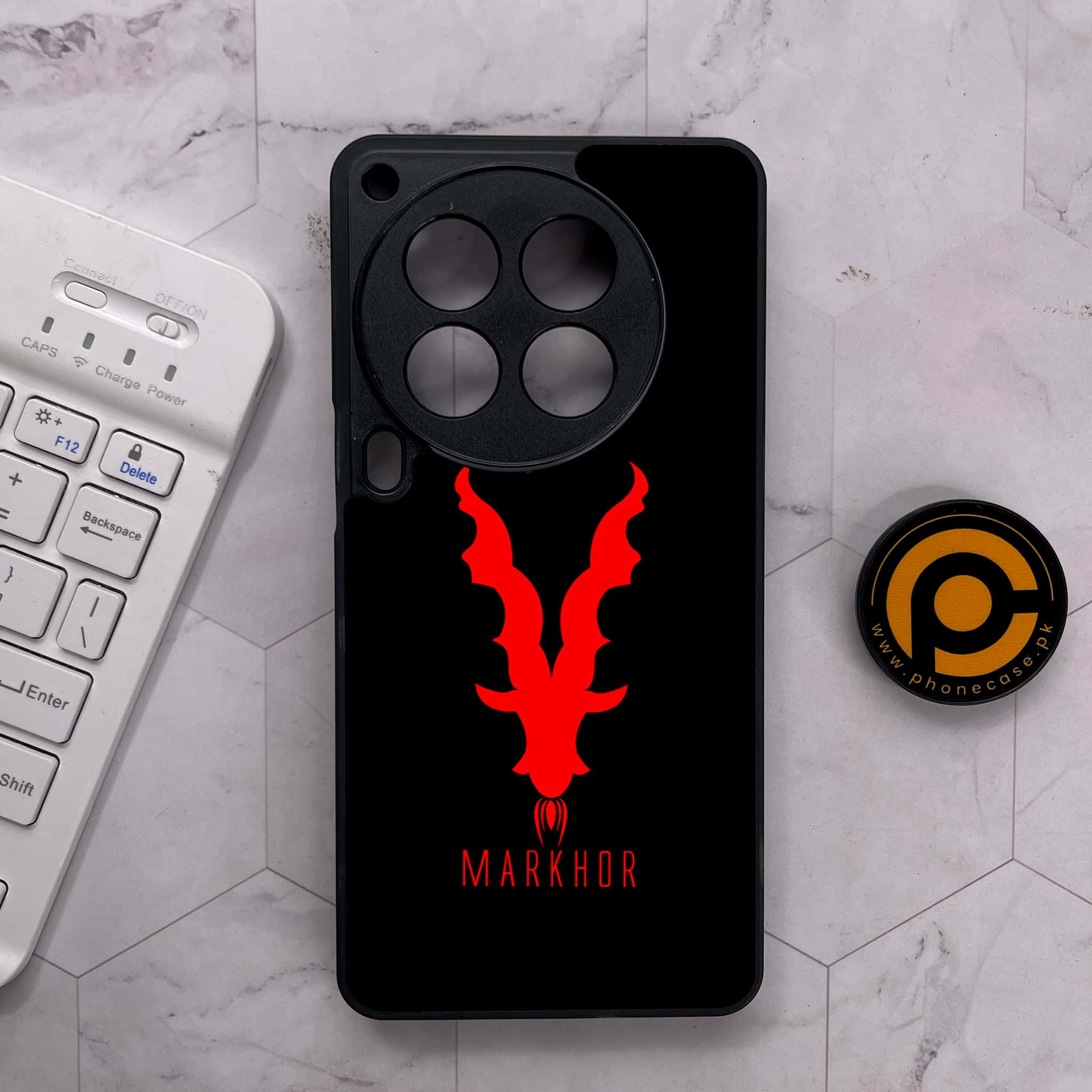 Tecno Camon 30 Premier - Markhor Series - Premium Metal Printed soft Bumper shock Proof Case