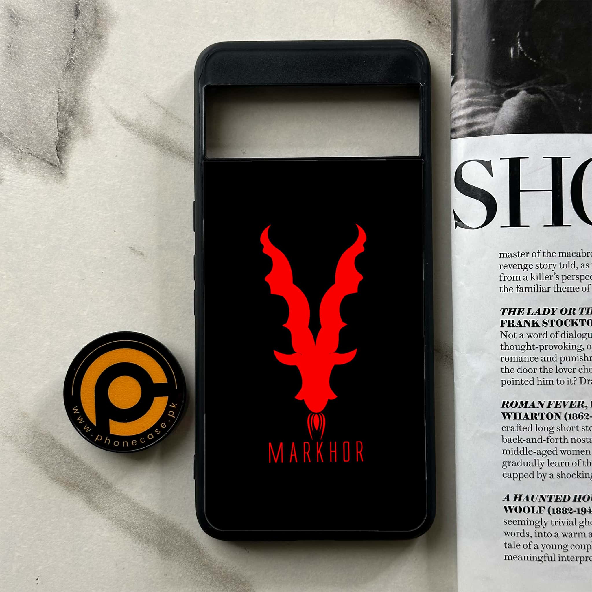 Google Pixel 8a - Markhor Series - Premium Printed soft Bumper Shock Proof Case