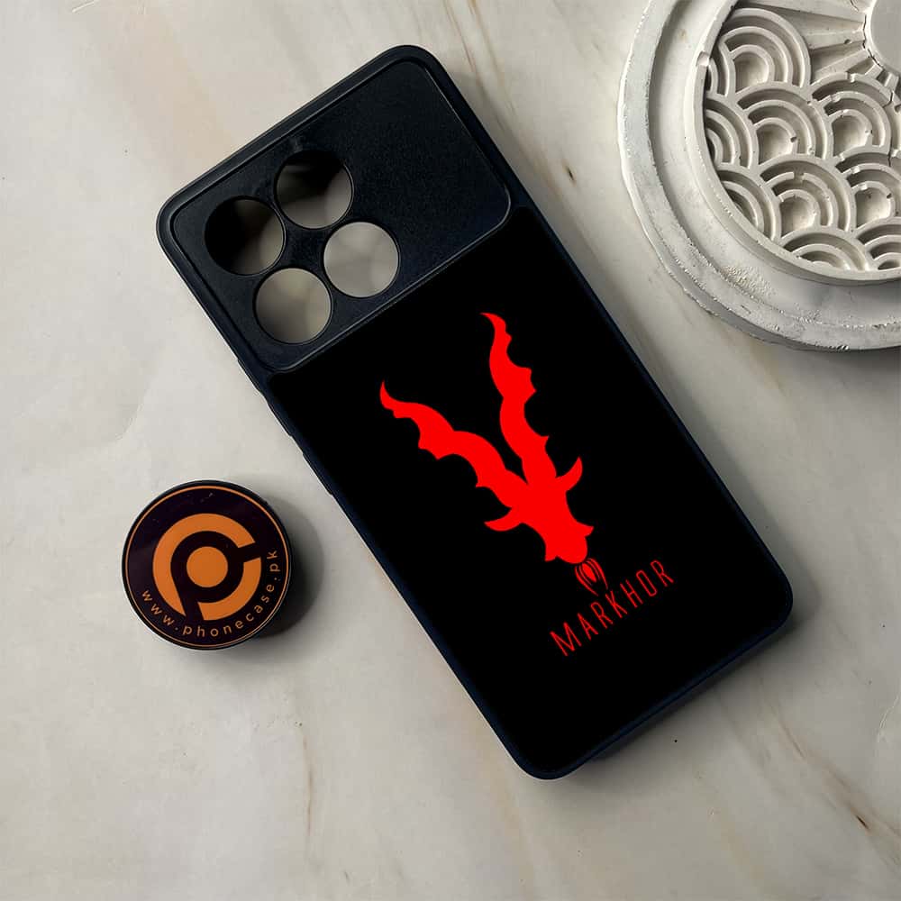 Xiaomi Poco F6 Pro - Markhor Series - Premium Metal Printed soft Bumper shock Proof Case