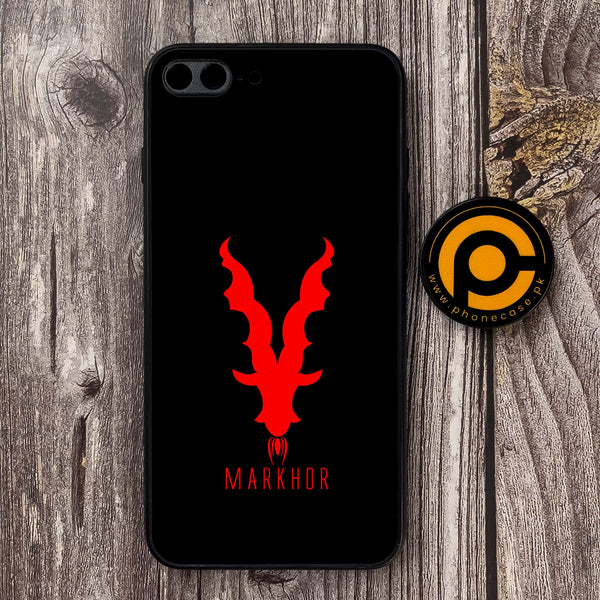 iPhone 7 Plus / 8 Plus  - Markhor Design 10- Premium Metal Printed soft Bumper shock Proof Case CS-27138