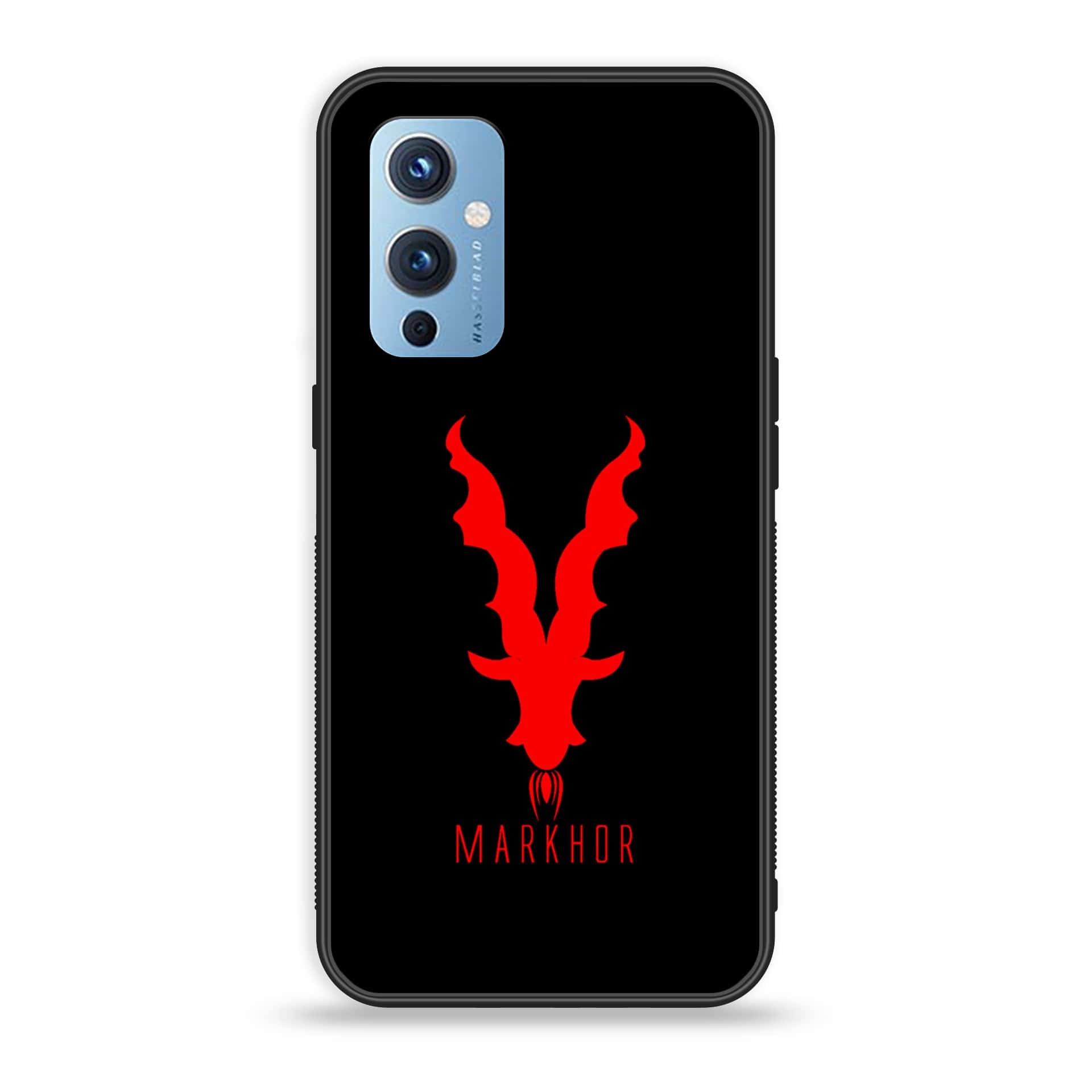 OnePlus 9- Markhor  Series - Premium Printed Glass soft Bumper shock Proof Case