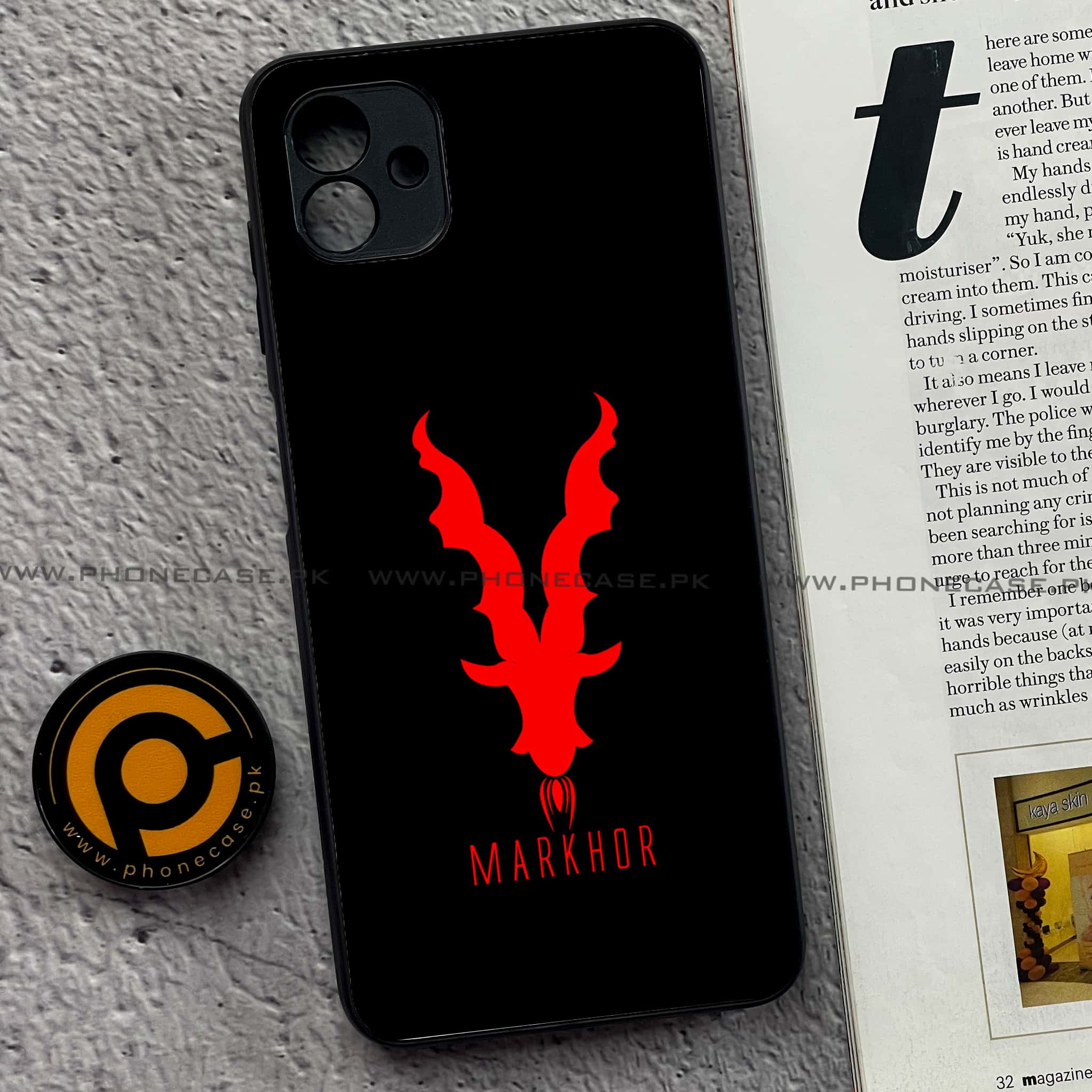Samsung Galaxy A04 - Markhor Series - Premium Printed Glass soft Bumper shock Proof Case