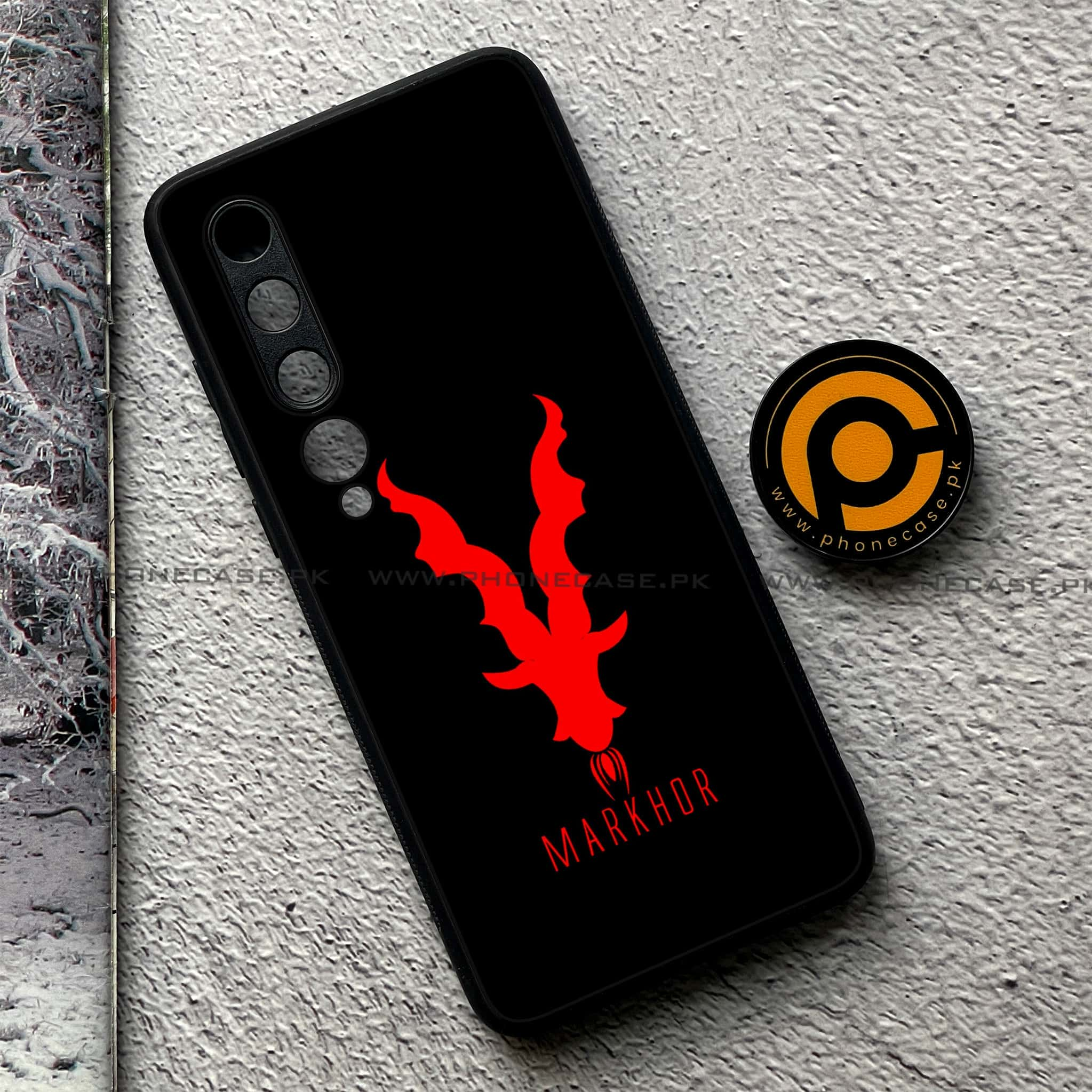 Xiaomi Mi 10 - Markhor Series - Premium Printed Glass soft Bumper shock Proof Case