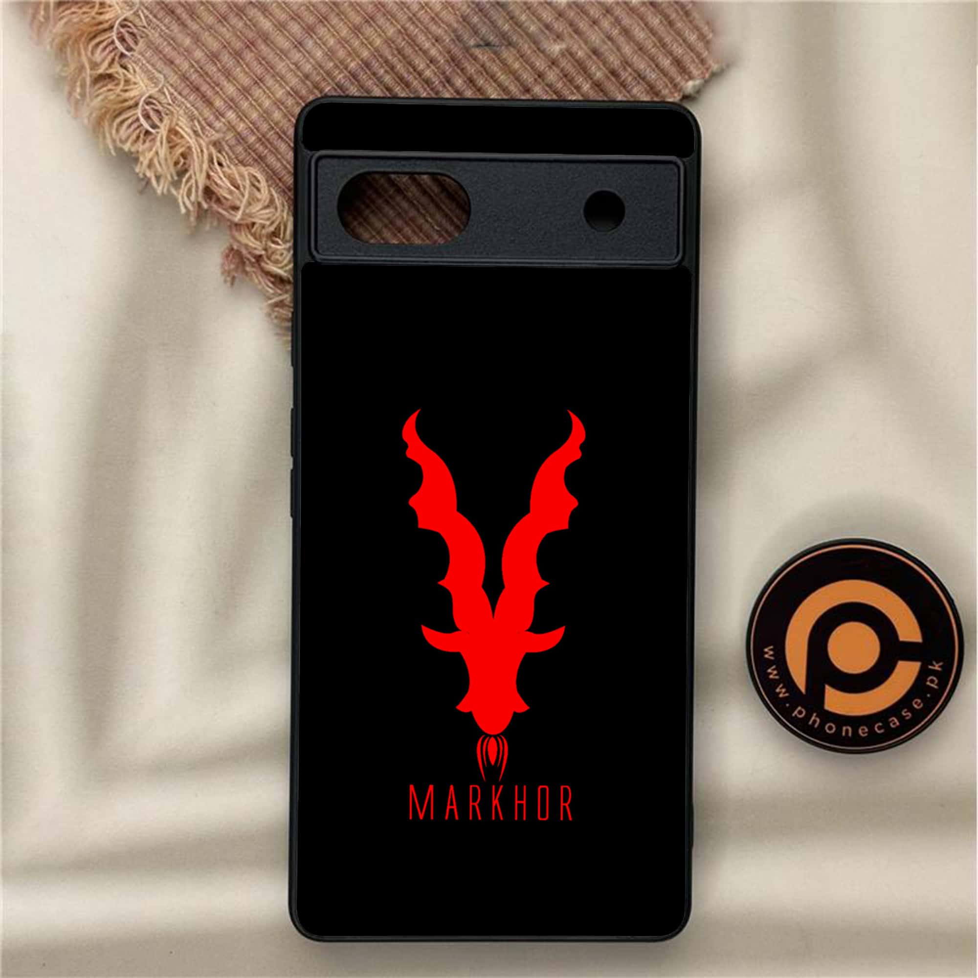 Google Pixel 6A - Markhor Series - Premium Metal Printed soft Bumper Shock Proof Case