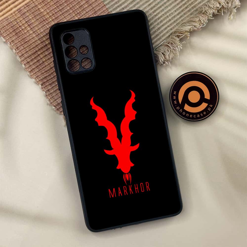 Samsung Galaxy A71 - Markhor Series - Premium Metal Printed soft Bumper shock Proof Case