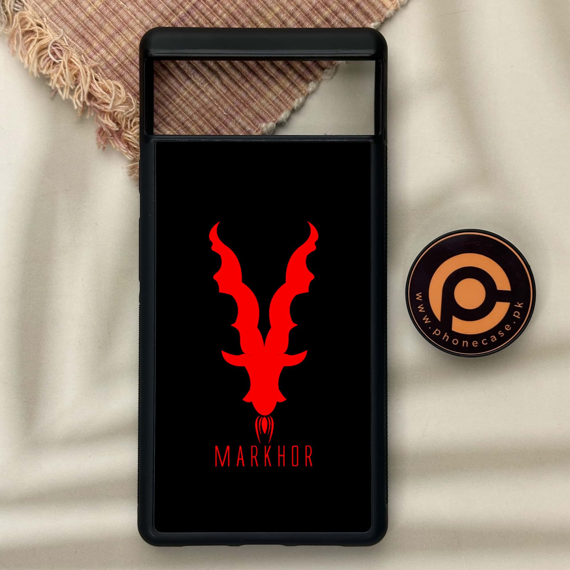 Google Pixel 6 - Markhor Series - Premium Metal Printed soft Bumper Shock Proof Case