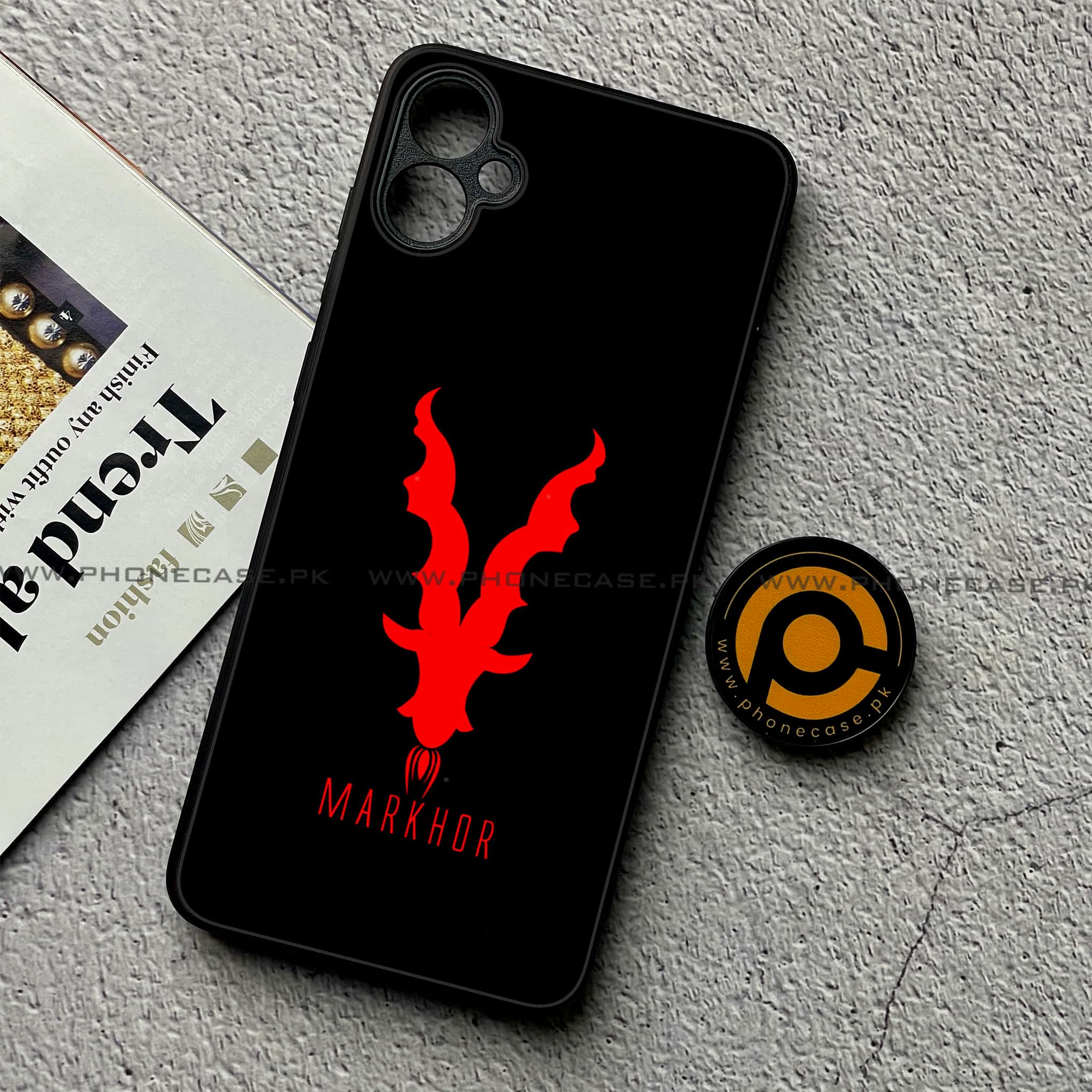 Samsung Galaxy A05 - Markhor Series - Premium Metal Printed soft Bumper shock Proof Case
