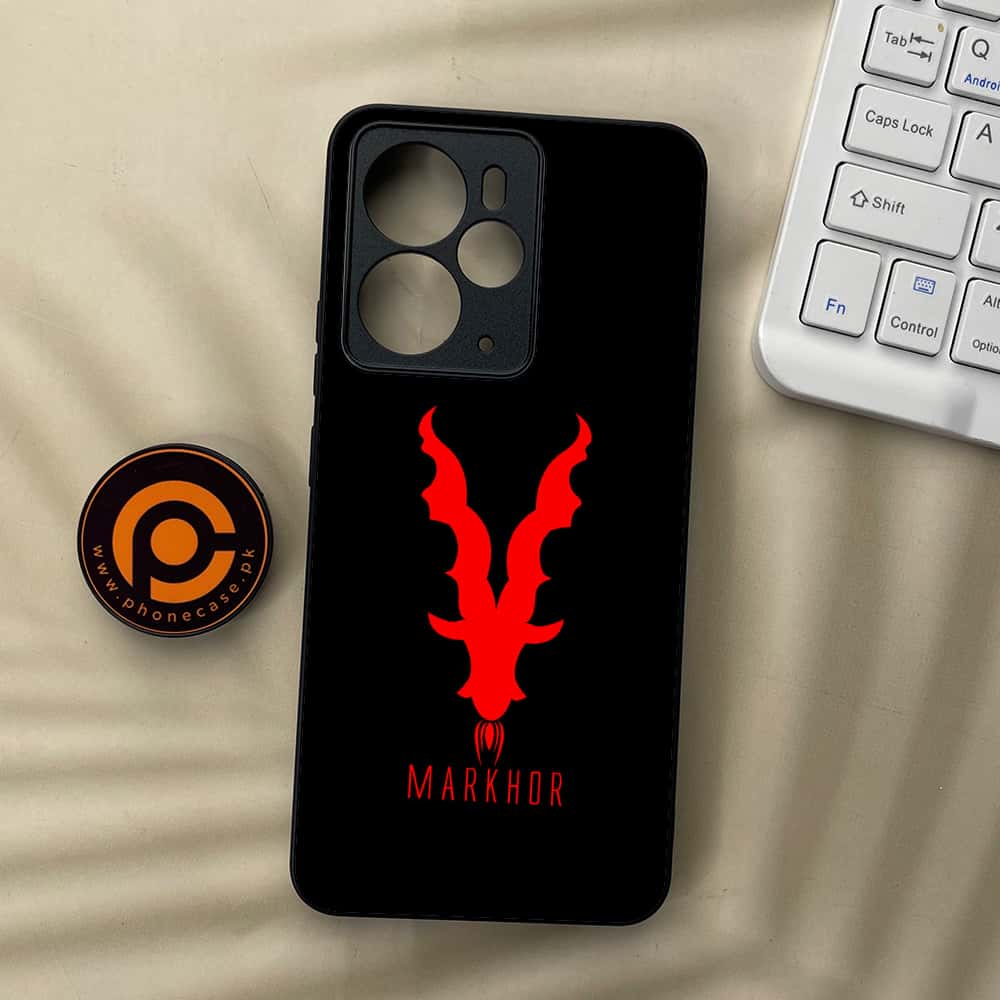 Realme 14 5G - Markhor Series - Premium Metal Printed soft Bumper Shock Proof Case