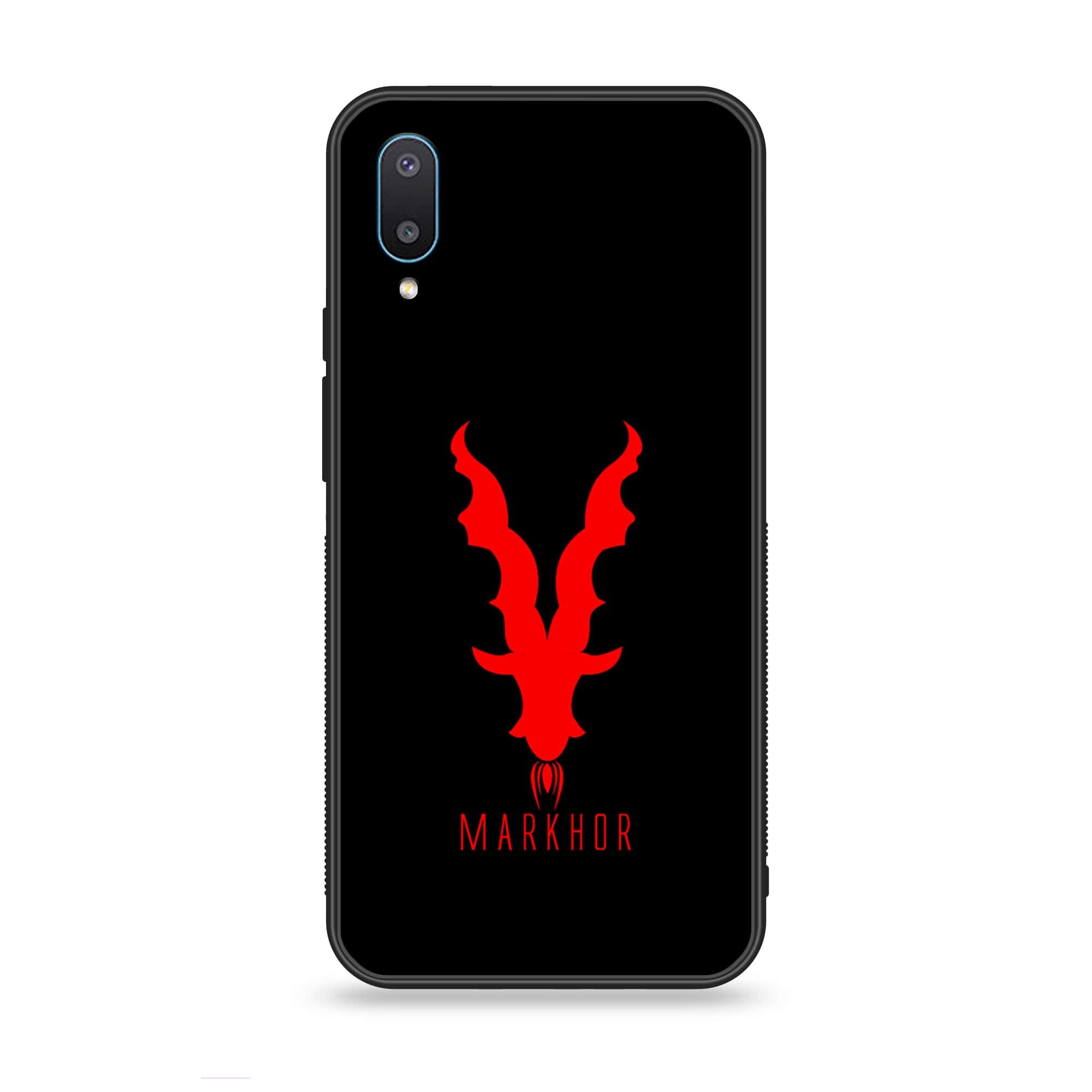 Samsung Galaxy A02 - Markhor Series - Premium Printed Glass soft Bumper shock Proof Case