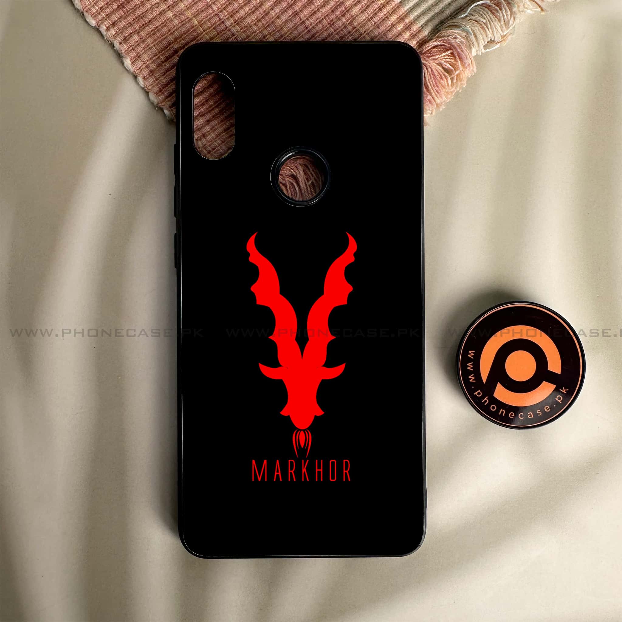 Redmi Note 5/Note 5 Pro - Markhor Series - Premium Metal Printed soft Bumper shock Proof Case