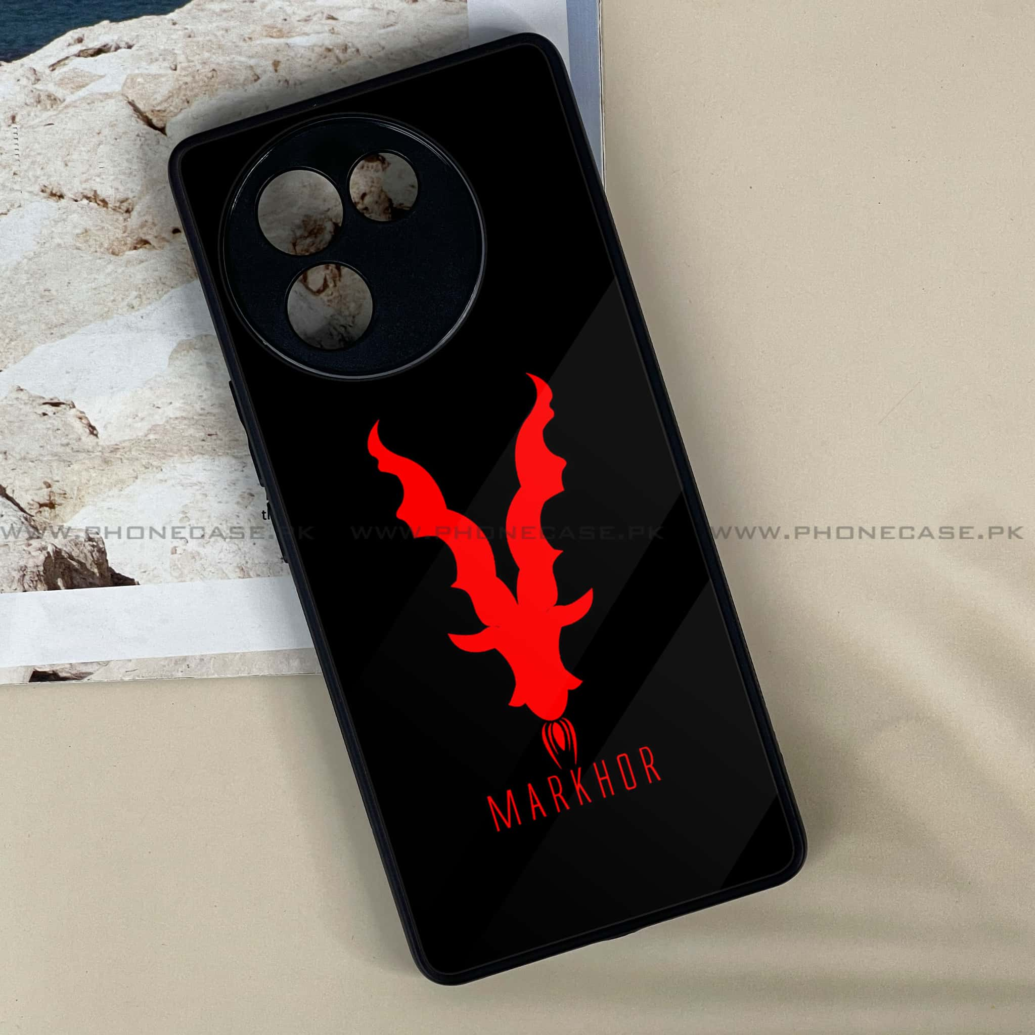 Vivo V30E - Markhor Series - Premium Printed Metal soft Bumper shock Proof Case