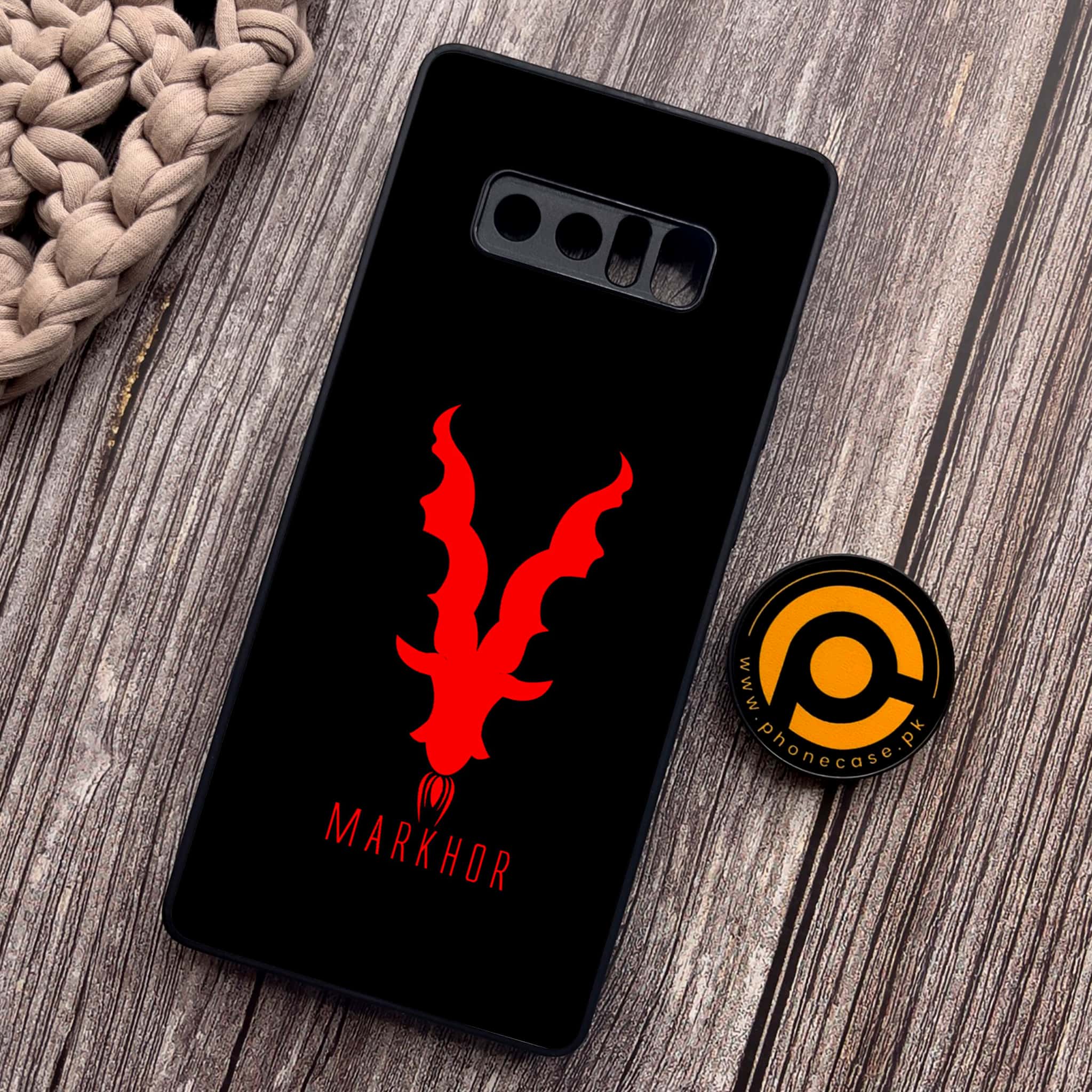 Samsung Galaxy Note 8 - Markhor Series - Premium Metal Printed soft Bumper shock Proof Case