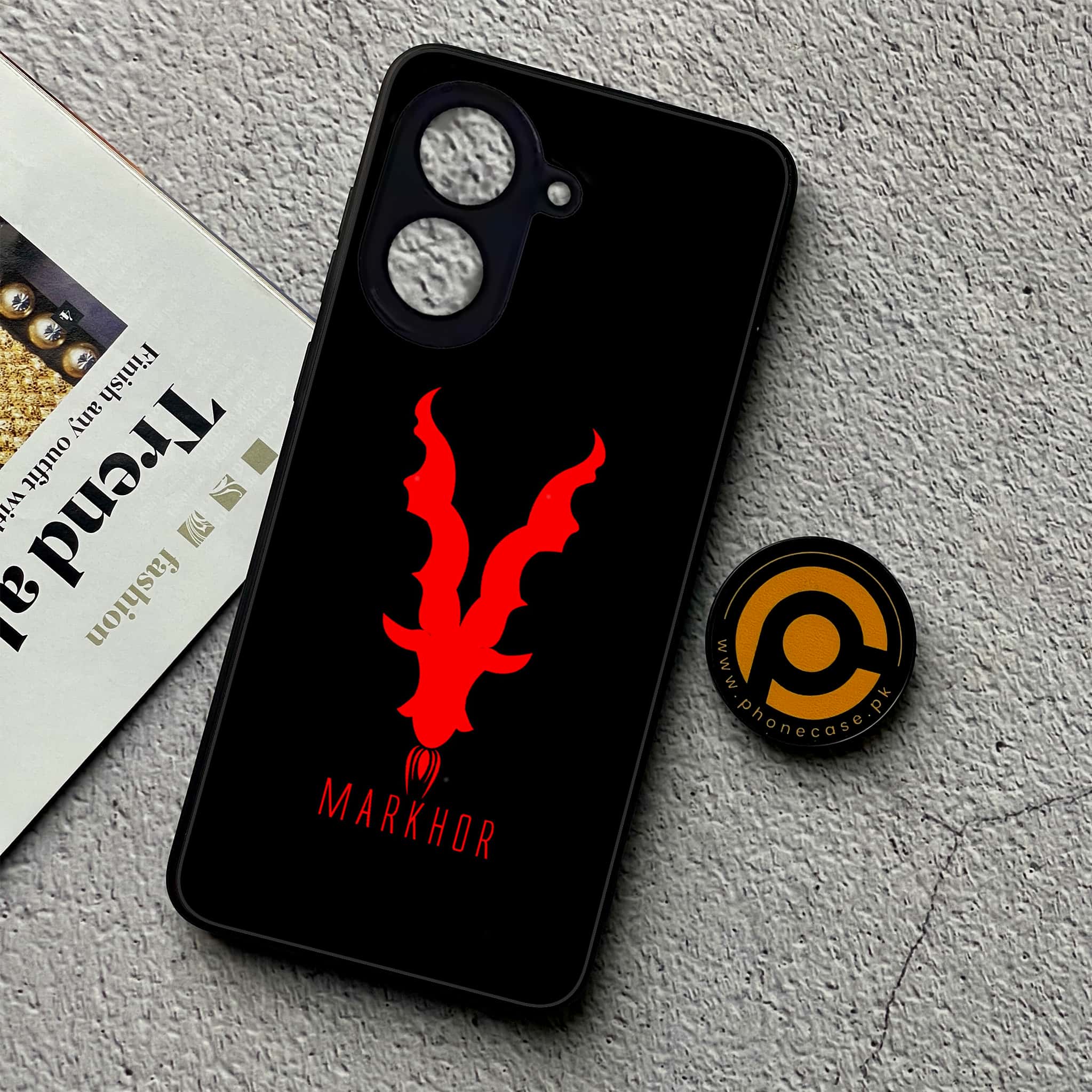 Xiaomi Redmi A5 - Markhor Series - Premium Metal Printed soft Bumper shock Proof Case