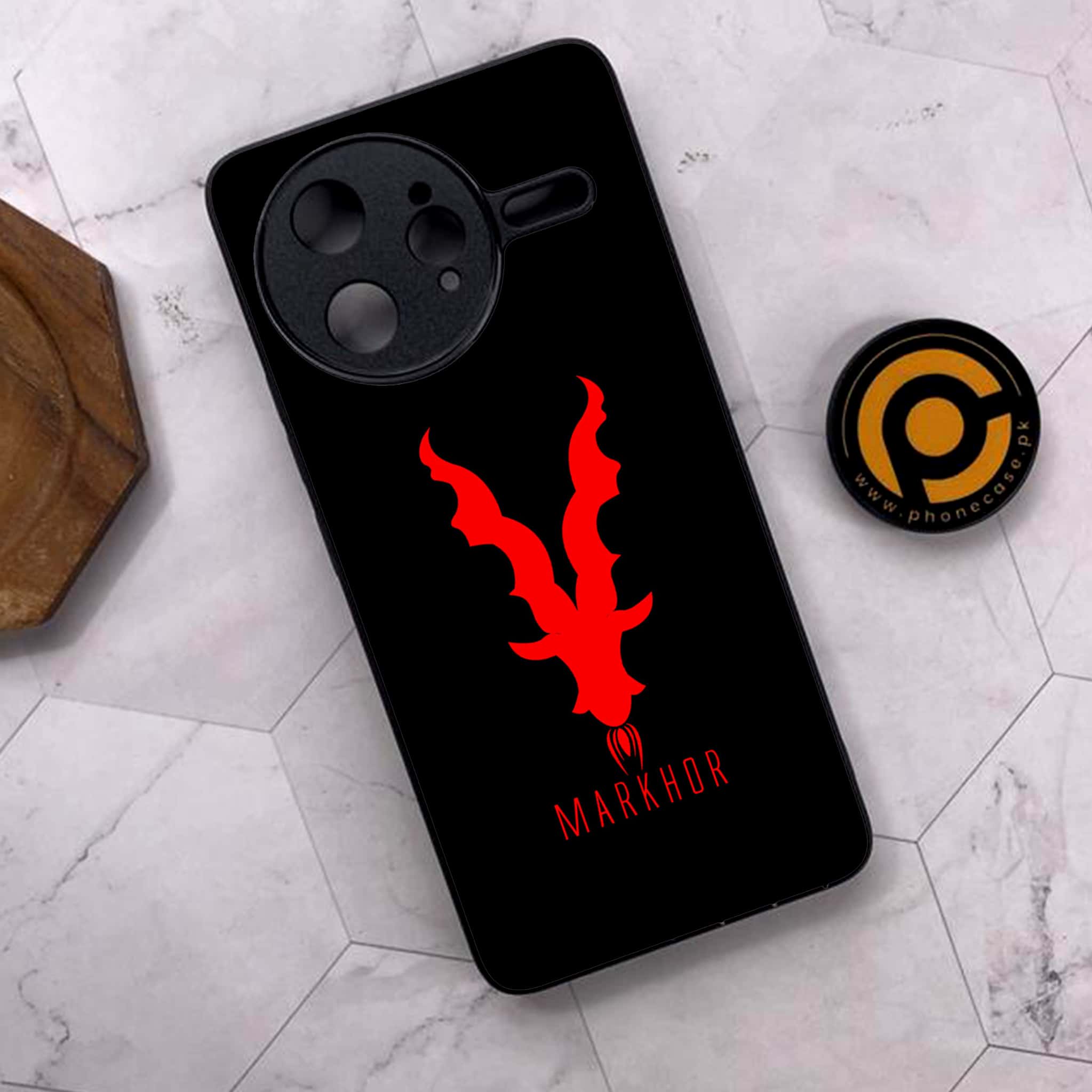 Xiaomi Poco F7 Ultra 5G - Markhor Series - Premium Metal Printed soft Bumper shock Proof Case