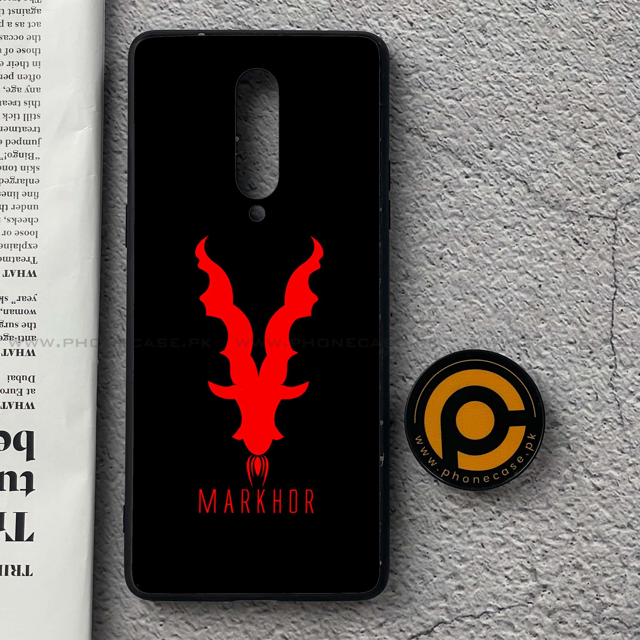 OnePlus 8 - Markhor  Series - Premium Printed Glass soft Bumper shock Proof Case