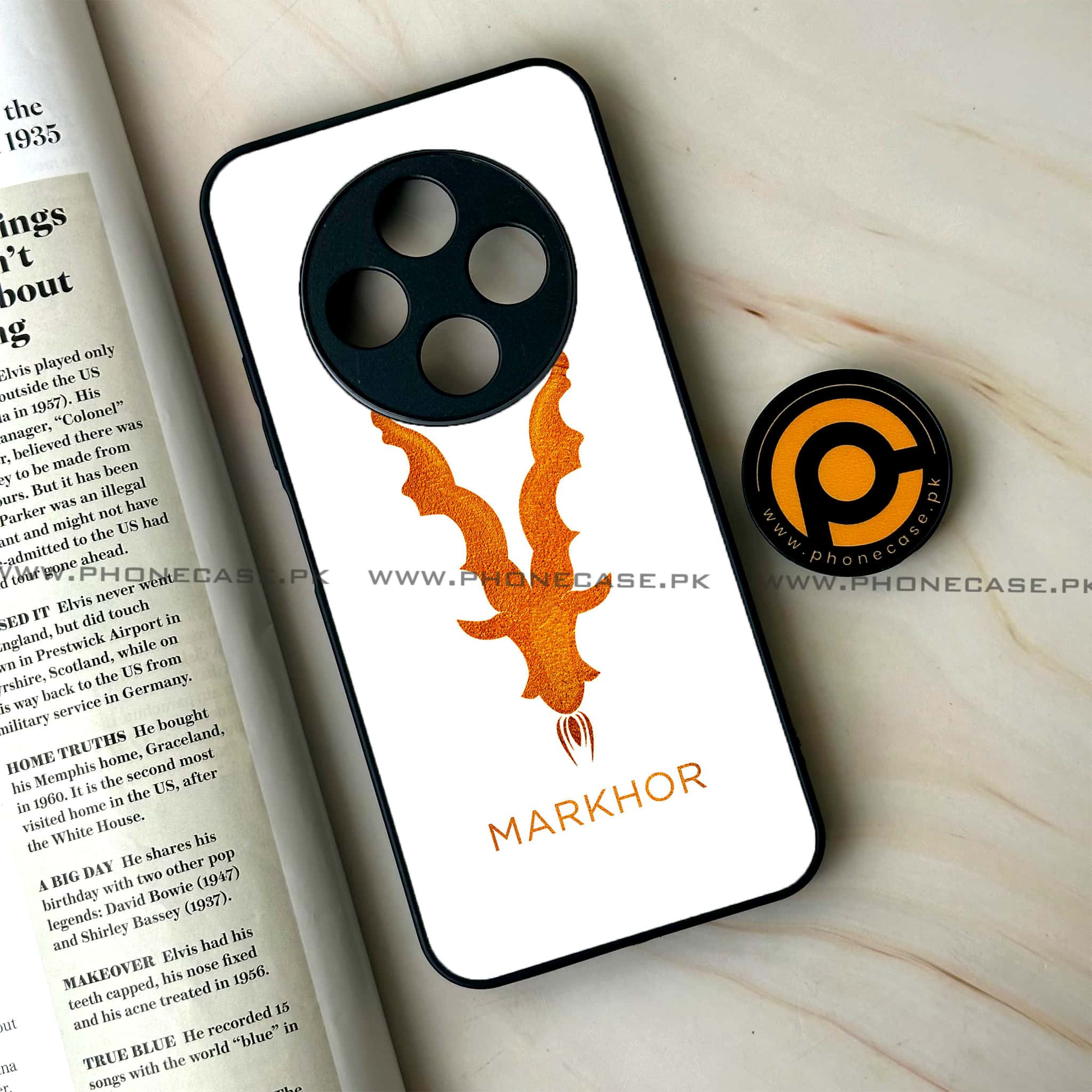Oppo F27 Pro Plus - Markhor Series - Premium Metal Printed soft Bumper Shock Proof Case